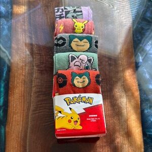 Pokemon Character Crew Socks Set